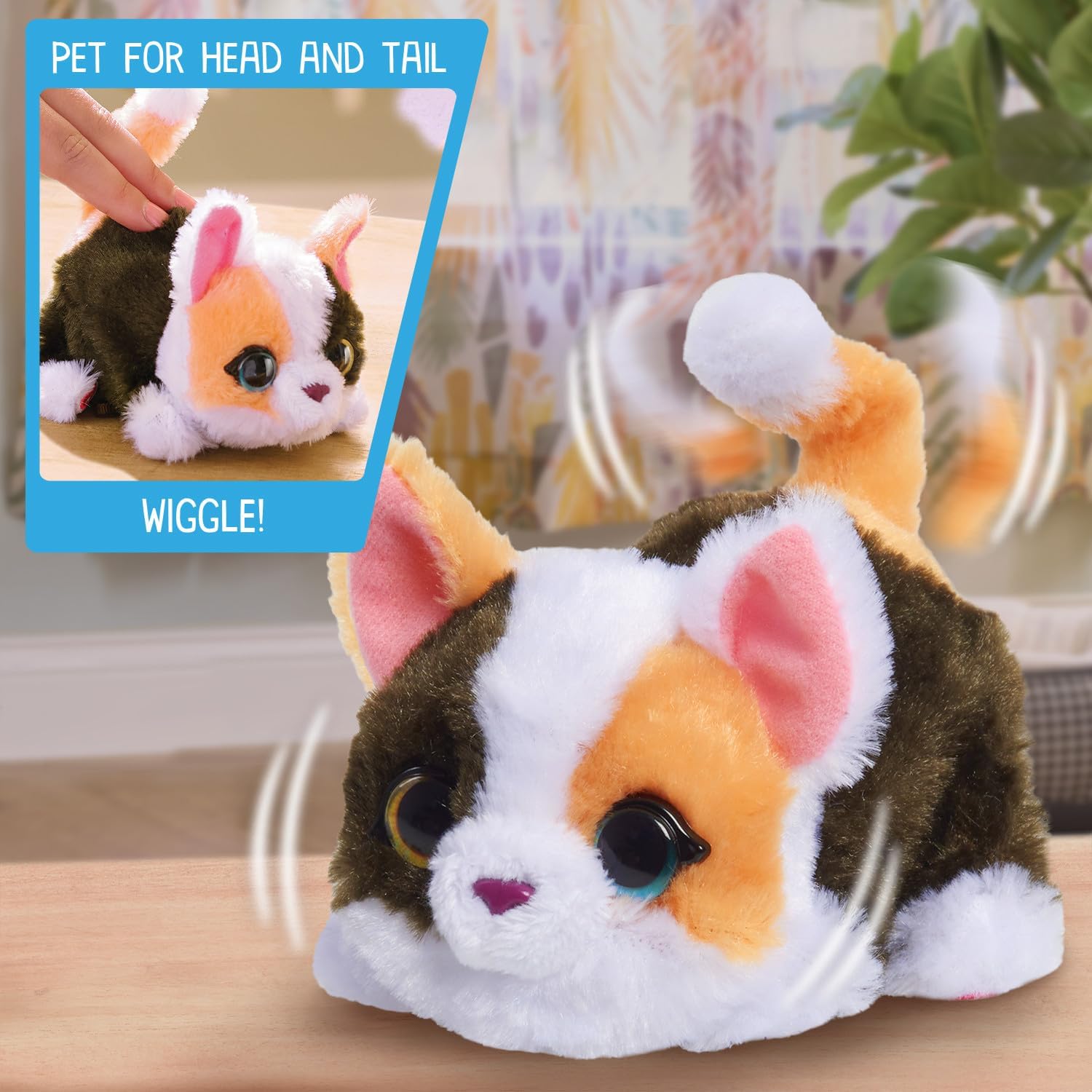furReal My Minis Kitty Interactive Toy, Small Plush Kitty with Motion, Stuffed Animals, Kids Toys for Ages 4 Up by Just Play 24Hr Smart